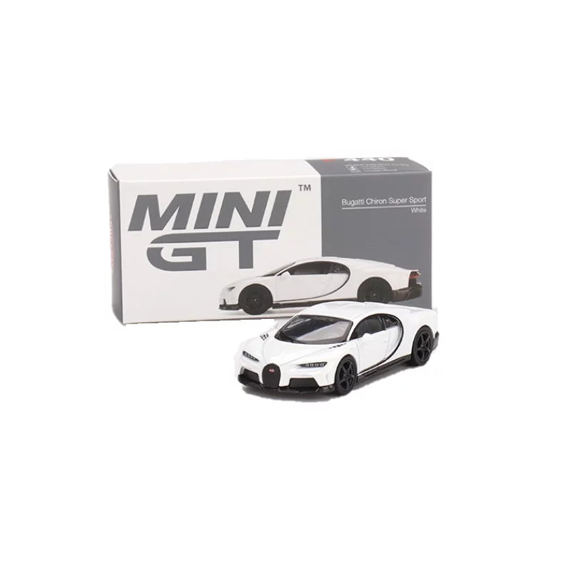 MINI GT Bugatti Chiron Super Sport White 1:64 Scale Diecast Car