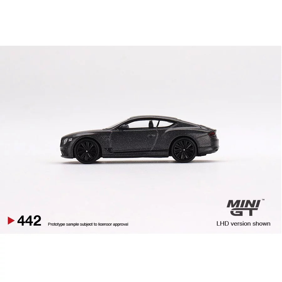 MINI GT Bentley Continental GT Speed Anthracite Satin 1:64 Scale Diecast Car