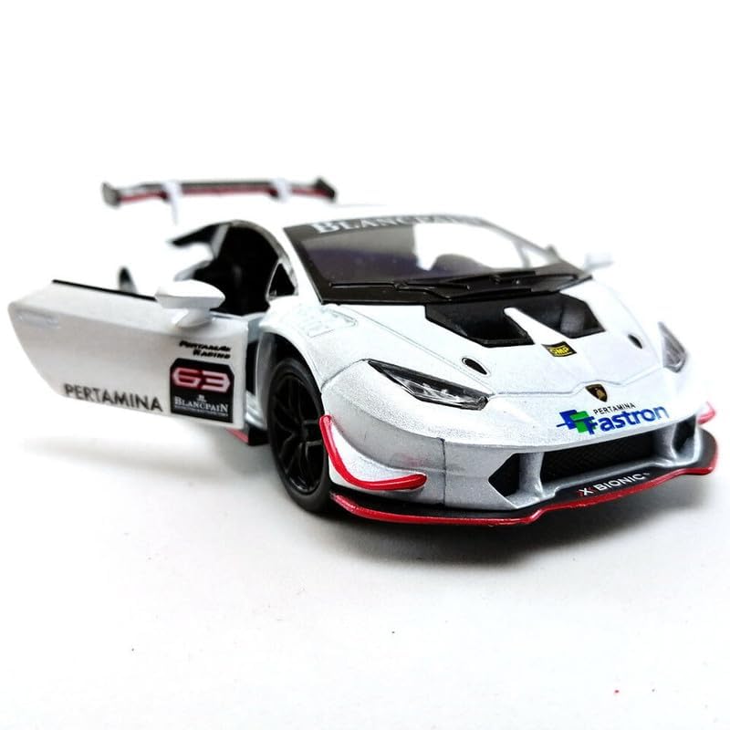 LAMBORGHINI HURACAN LP620-2 SUPER TROFEO 1:36 NO: KT5389D (WHITE)