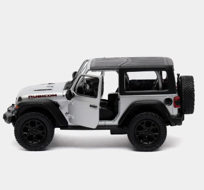 KINSMART NEW 2018 JEEP WRANGLER 1:34 SCALE NO:KT5412DK (SILVER)