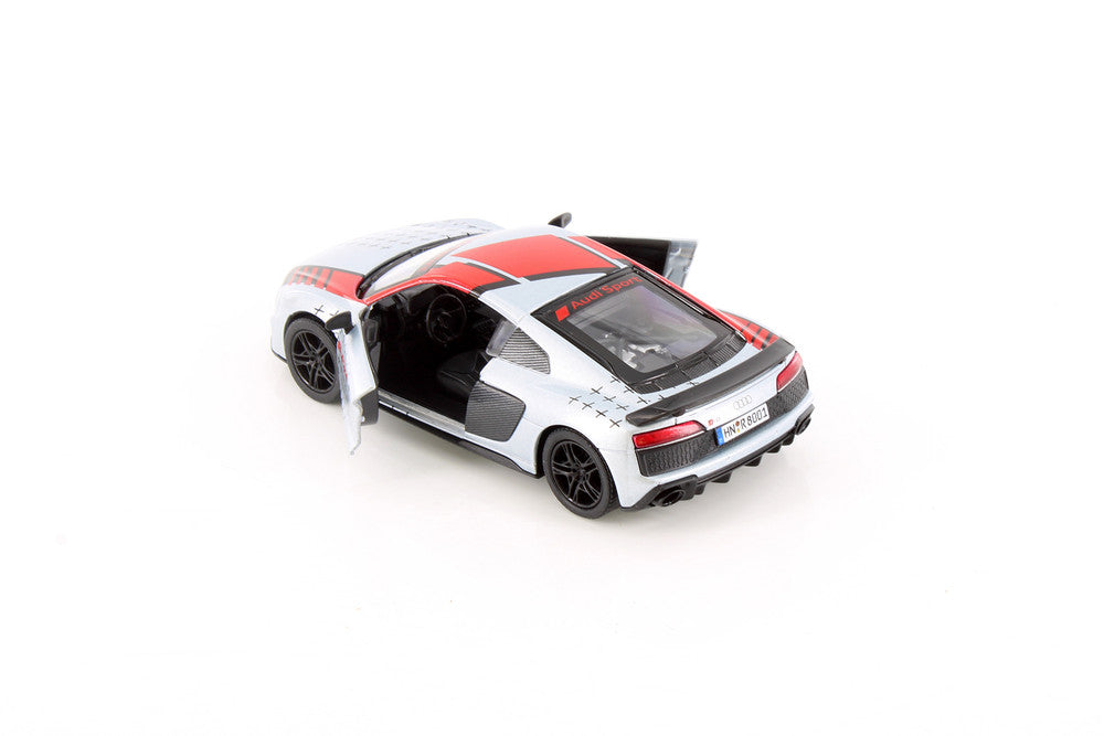 KINSMART 2020 AUDI R8 COUPE LIVERY EDITION 1:36 NO: KT5422DF (SILVER)