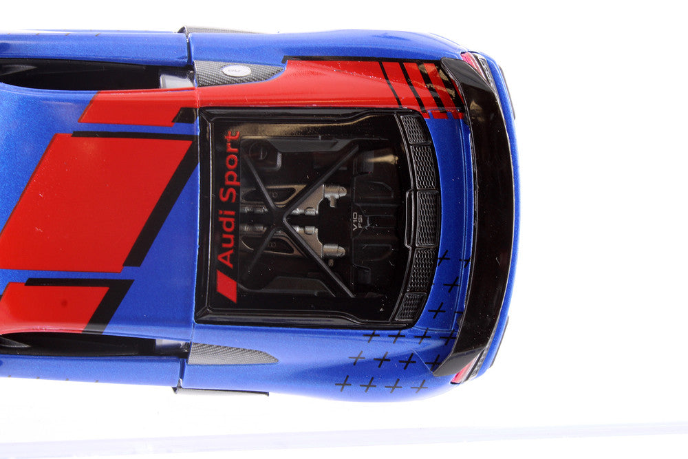 KINSMART 2020 AUDI R8 COUPE LIVERY EDITION 1:36 NO: KT5422DF (BLUE)
