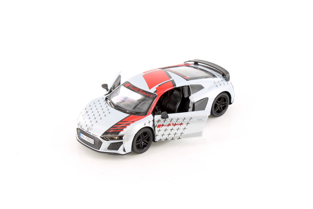 KINSMART 2020 AUDI R8 COUPE LIVERY EDITION 1:36 NO: KT5422DF (SILVER)