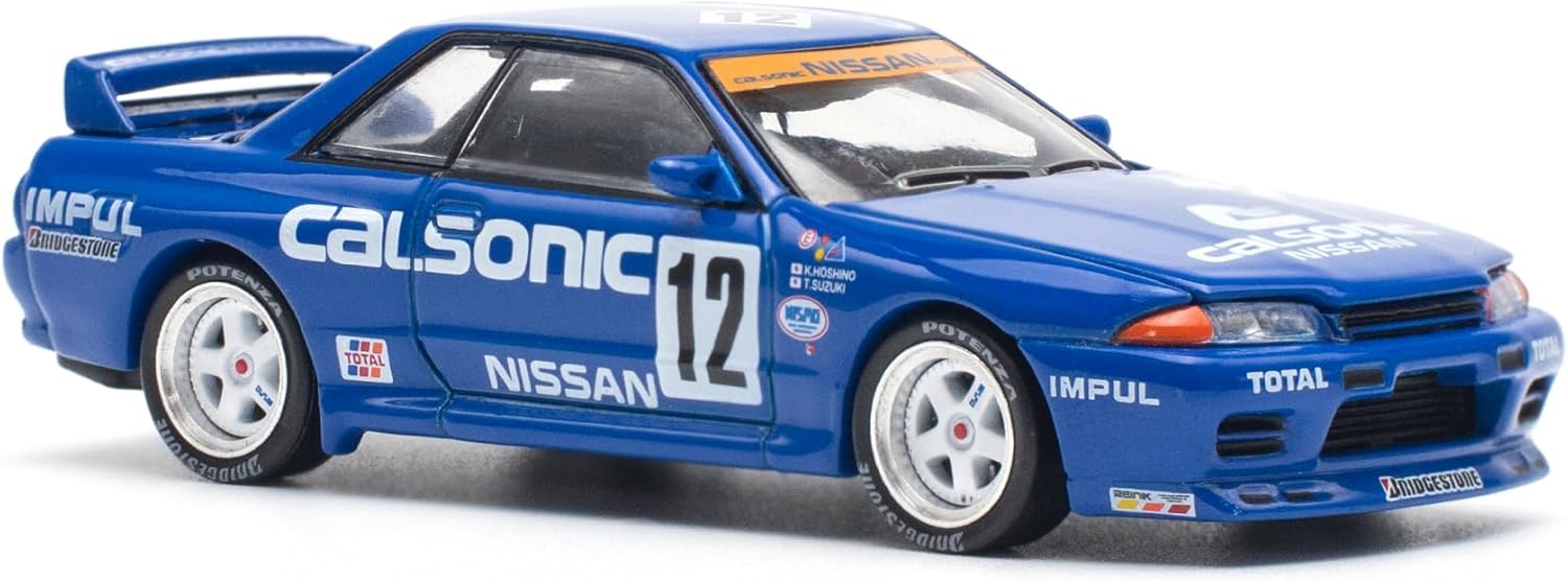 POP RACE SKYLINE GT-R (BNR 32) JTC 1990 CALSONIC(12) 1/64 SCALE NO:S23-02