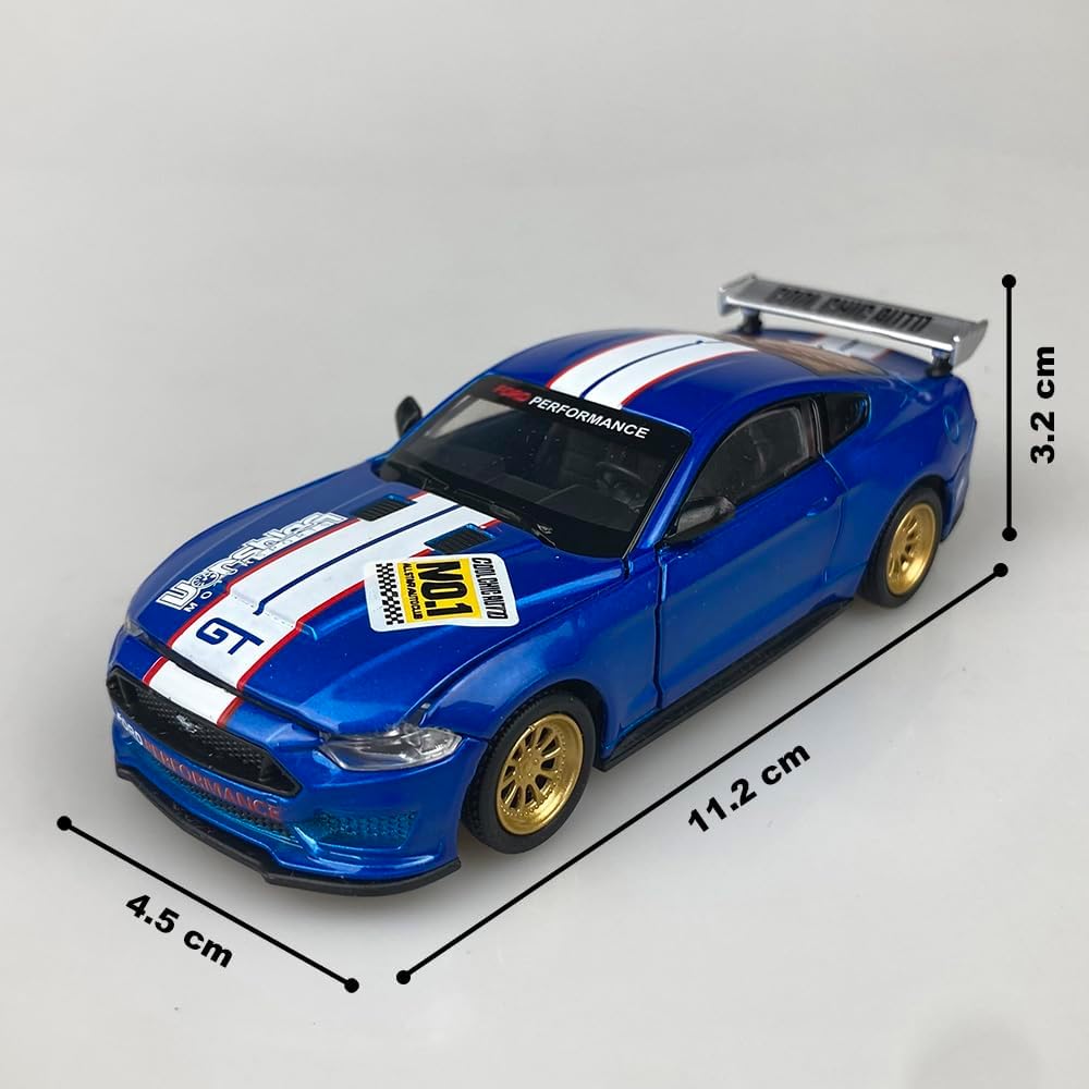 CCA FORD MUSTANG GT 2018 1:42 SCALE NO:67119 (BLUE)