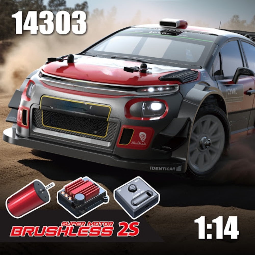 MJX HYPER GO CITROEN 4WD BRUSHLESS 1/14 RC RALLY  CAR 14303