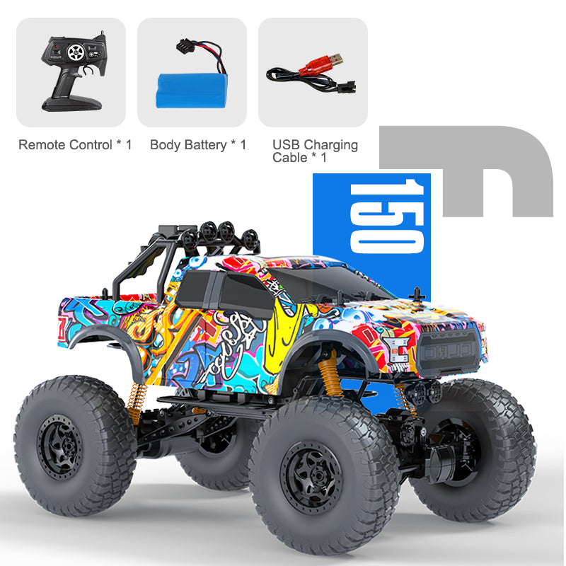 1:10 Scale 2.4G RC Climbing 4WD Truck Radio Control Kids Toy Car