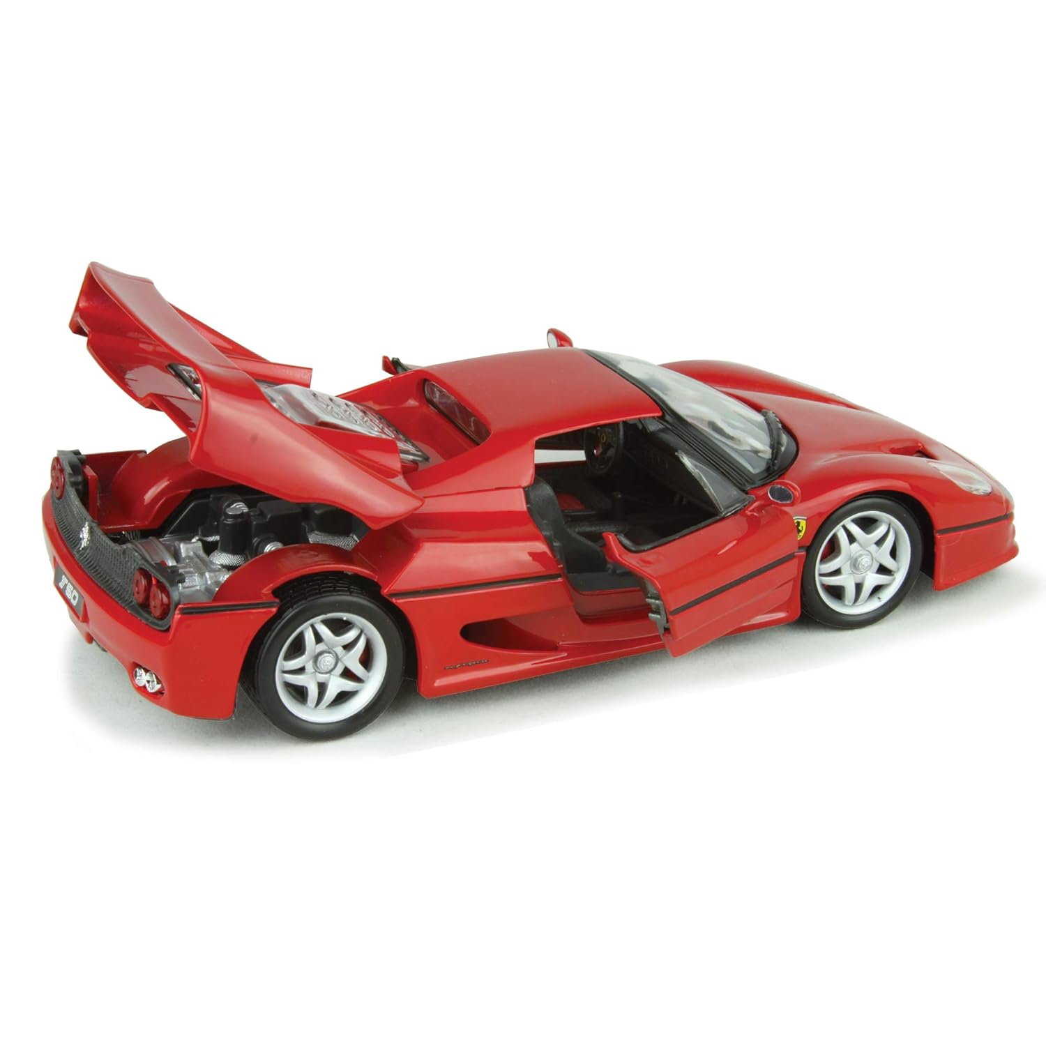 BBURAGO BURAGO FERRARI F50 1/64 SCALE DIECAST (RED)