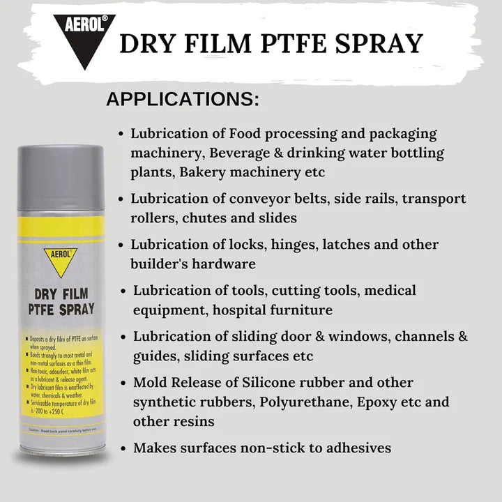 AEROL SILICONE LUBRICANT SPRAY, GRADE 70