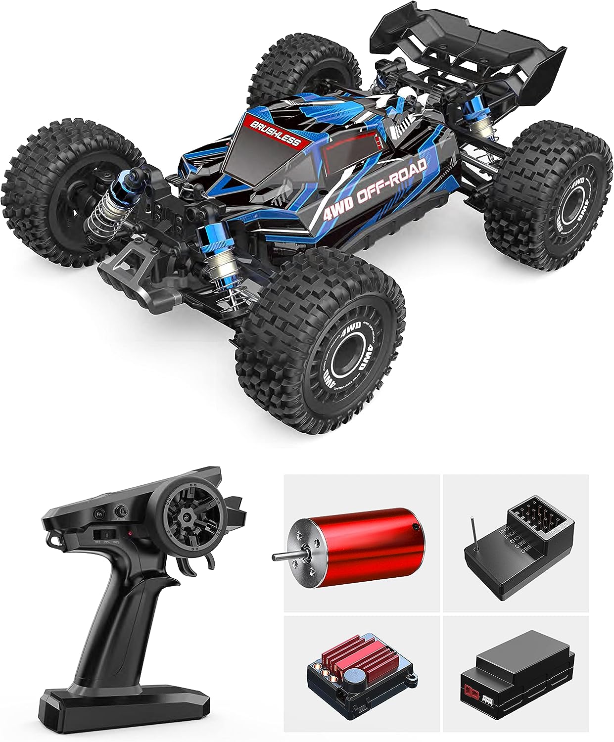 RC CAR MJX 4WD 1/16SCALE OFF ROAD RTR #16207 HIGH SPEED BUGGY