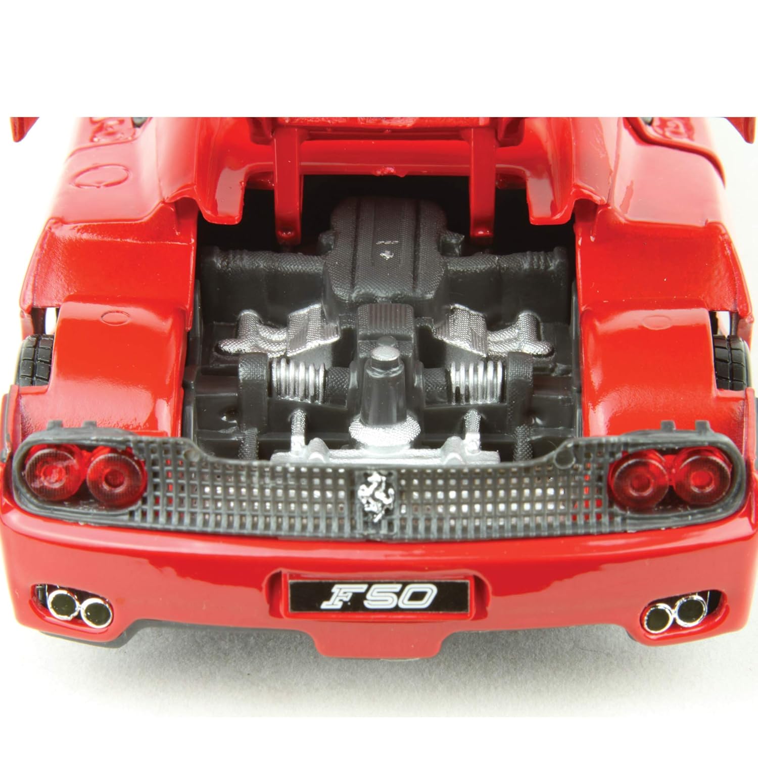 BBURAGO BURAGO FERRARI F50 1/64 SCALE DIECAST (RED)