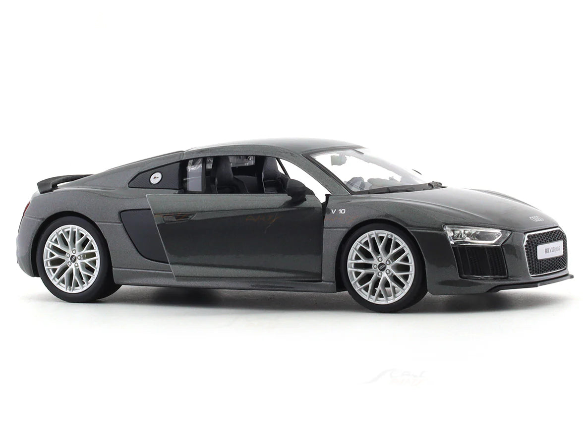 MAISTO AUDI R8 V10 1/24 GREY SCALE MODEL CAR 51281