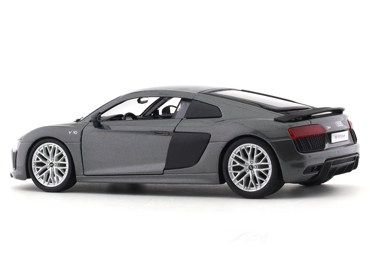 MAISTO AUDI R8 V10 1/24 GREY SCALE MODEL CAR 51281