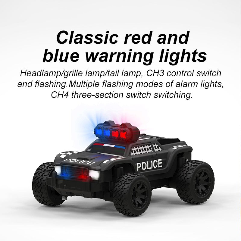 TurboRacing Police Car Proportional Steering & Throttle response, 2WD with lots of Control