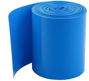 PLASTIC HEAT SHRINK WRAP TUBING FOR LITHIUM BATTERY BLUE PACK 30MM, 25MM, 55MM, 73MM, 93MM, 110MM, 35MM  (1 METER)
