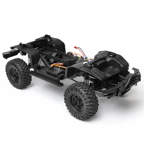 Wilderness 1:10 RTR 2.4G 4WD RC Car Full Proportional Rock Crawler LED Light 2 Speed Off-Road Climbing RC Truck