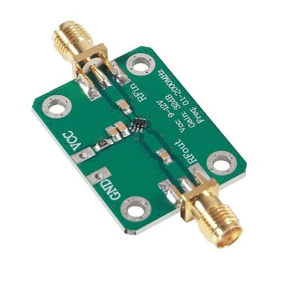 0.1-2000mhz RF Wideband Amplifier Gain 30db Low-Noise Amplifier LNA Board Module