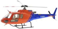 AS350 SCALE 500 SIZE GLASS FIBER FUSELAGE HELICOPTER SHELL COVER ROBAN MODEL FOR T-REX 500