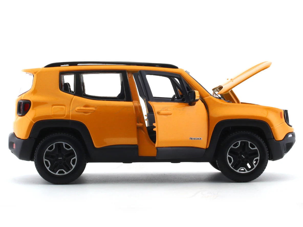 MAISTO DIECAST JEEP RENEGADE ORANGE - 1/24 51282 OR