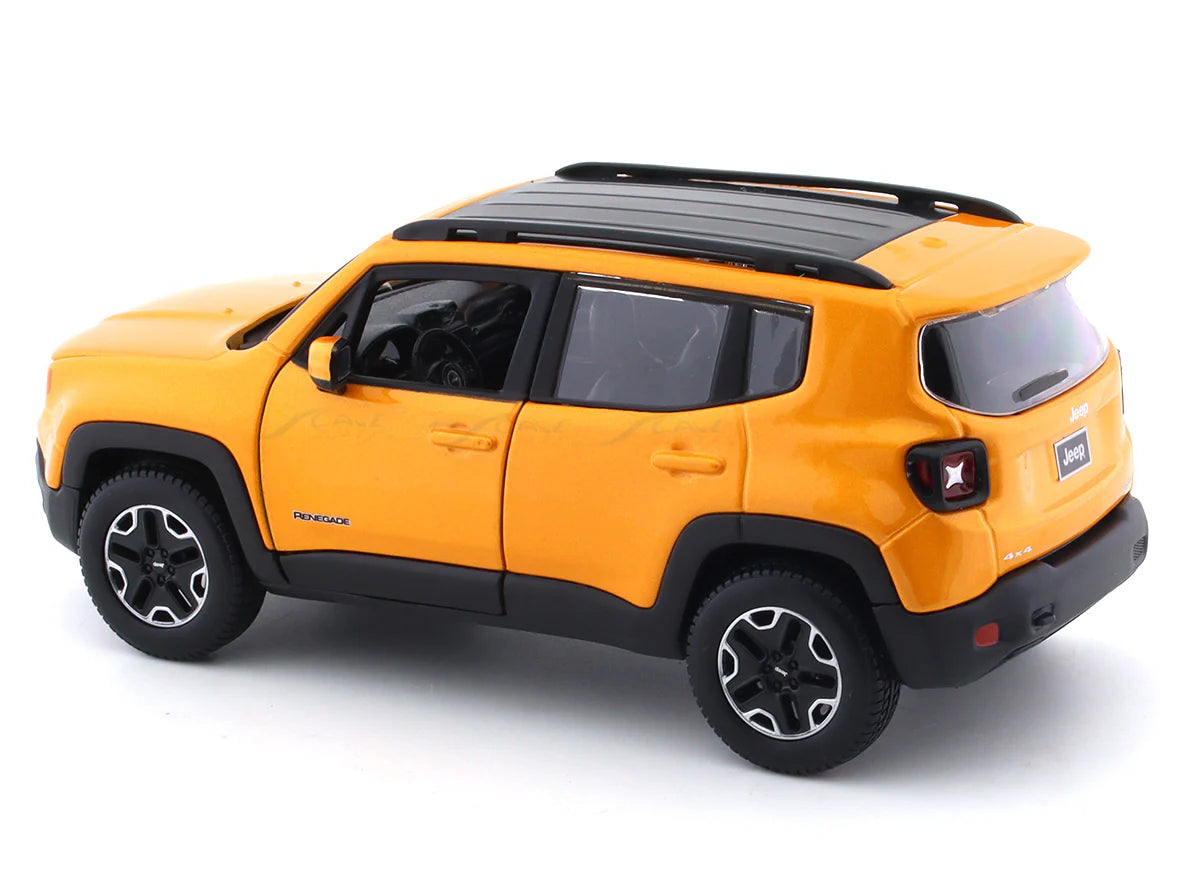 MAISTO DIECAST JEEP RENEGADE ORANGE - 1/24 51282 OR