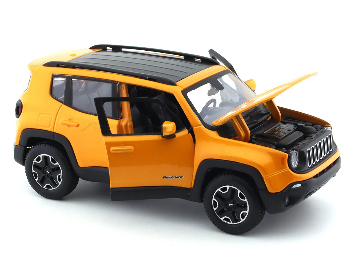MAISTO DIECAST JEEP RENEGADE ORANGE - 1/24 51282 OR