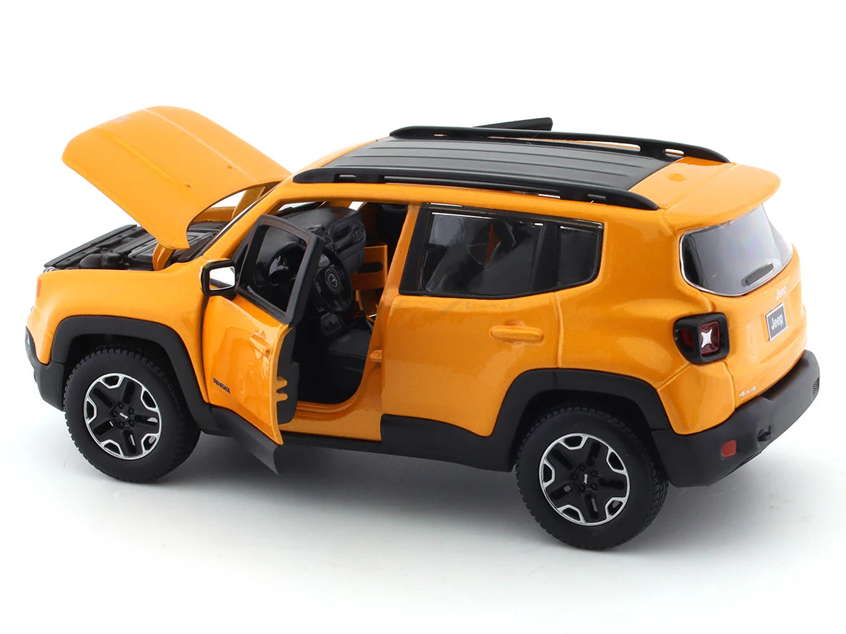 MAISTO DIECAST JEEP RENEGADE ORANGE - 1/24 51282 OR