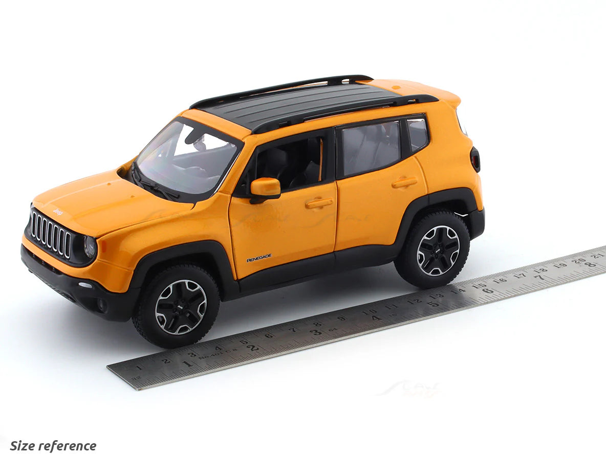 MAISTO DIECAST JEEP RENEGADE ORANGE - 1/24 51282 OR