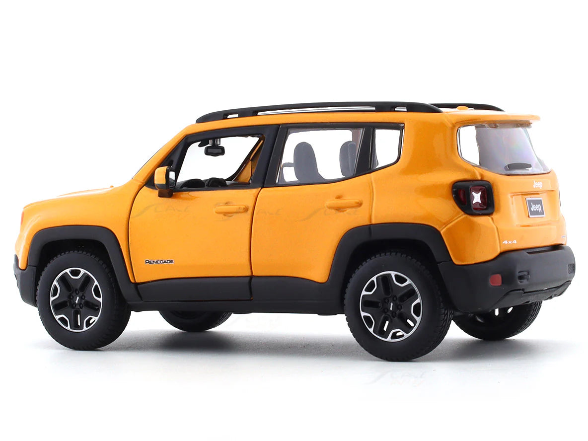 MAISTO DIECAST JEEP RENEGADE ORANGE - 1/24 51282 OR