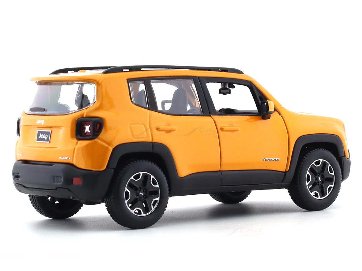 MAISTO DIECAST JEEP RENEGADE ORANGE - 1/24 51282 OR