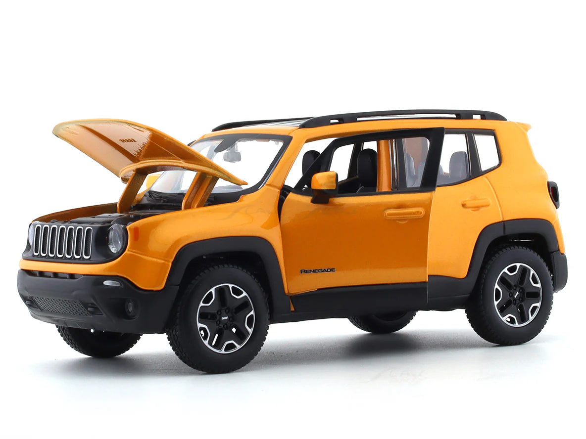 MAISTO DIECAST JEEP RENEGADE ORANGE - 1/24 51282 OR