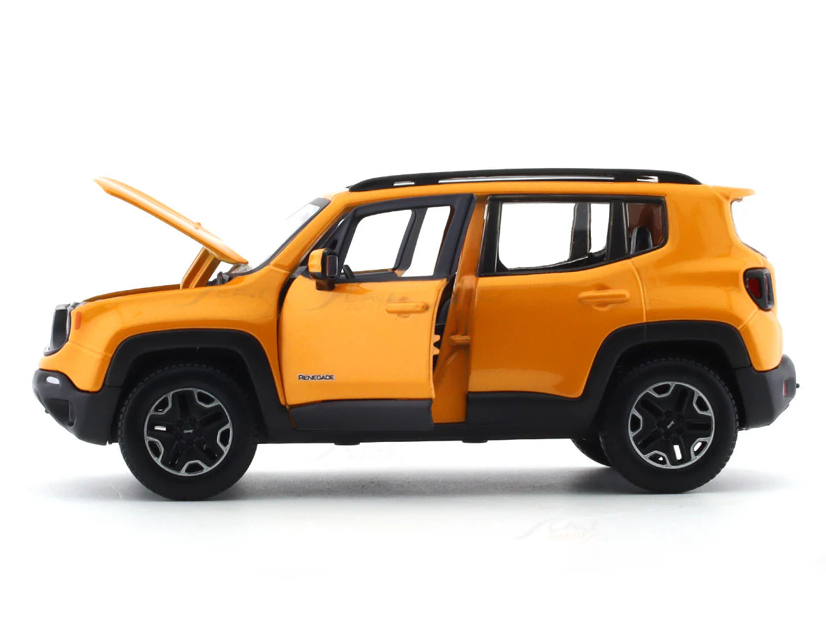 MAISTO DIECAST JEEP RENEGADE ORANGE - 1/24 51282 OR