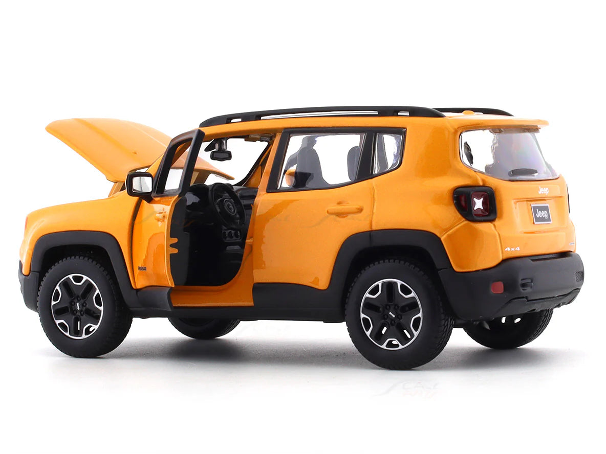 MAISTO DIECAST JEEP RENEGADE ORANGE - 1/24 51282 OR
