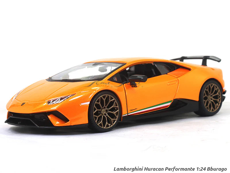 BBURAGO DIECAST LAMBORGHINI HURACAN PERFORMANTE   1:24 SCALE 18-91092 OR