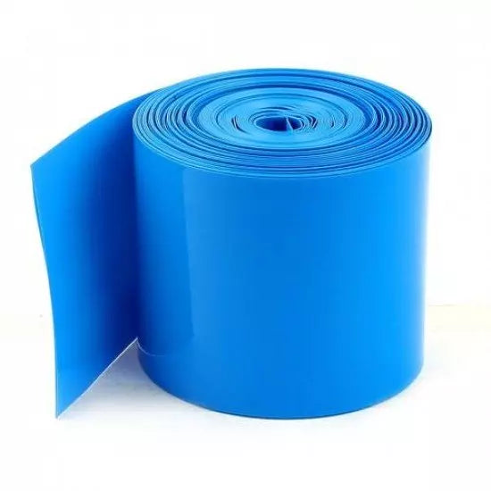 PLASTIC HEAT SHRINK WRAP TUBING FOR LITHIUM BATTERY BLUE PACK 30MM, 25MM, 55MM, 73MM, 93MM, 110MM, 35MM  (1 METER)