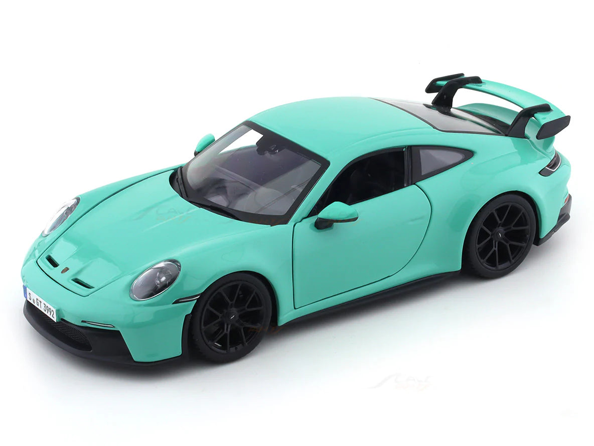 BBURAGO PORSCHE 911 GT3 GREEN 1:24  SCALE 18-91104G