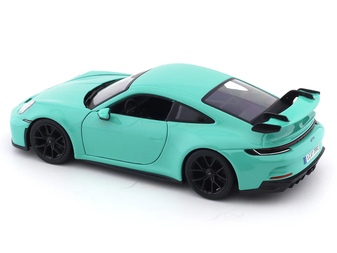 BBURAGO PORSCHE 911 GT3 GREEN 1:24  SCALE 18-91104G