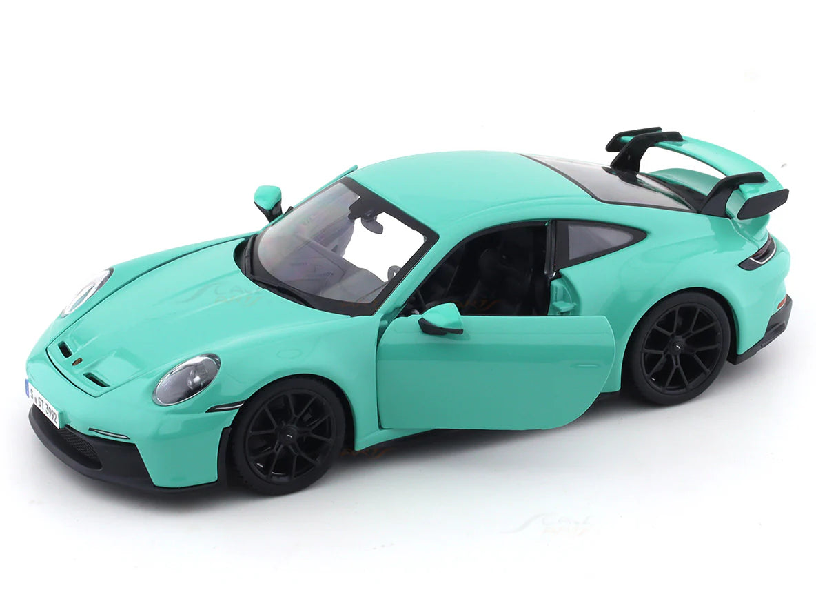 BBURAGO PORSCHE 911 GT3 GREEN 1:24  SCALE 18-91104G