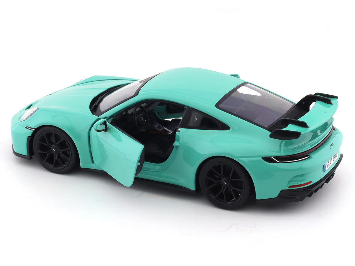 BBURAGO PORSCHE 911 GT3 GREEN 1:24  SCALE 18-91104G