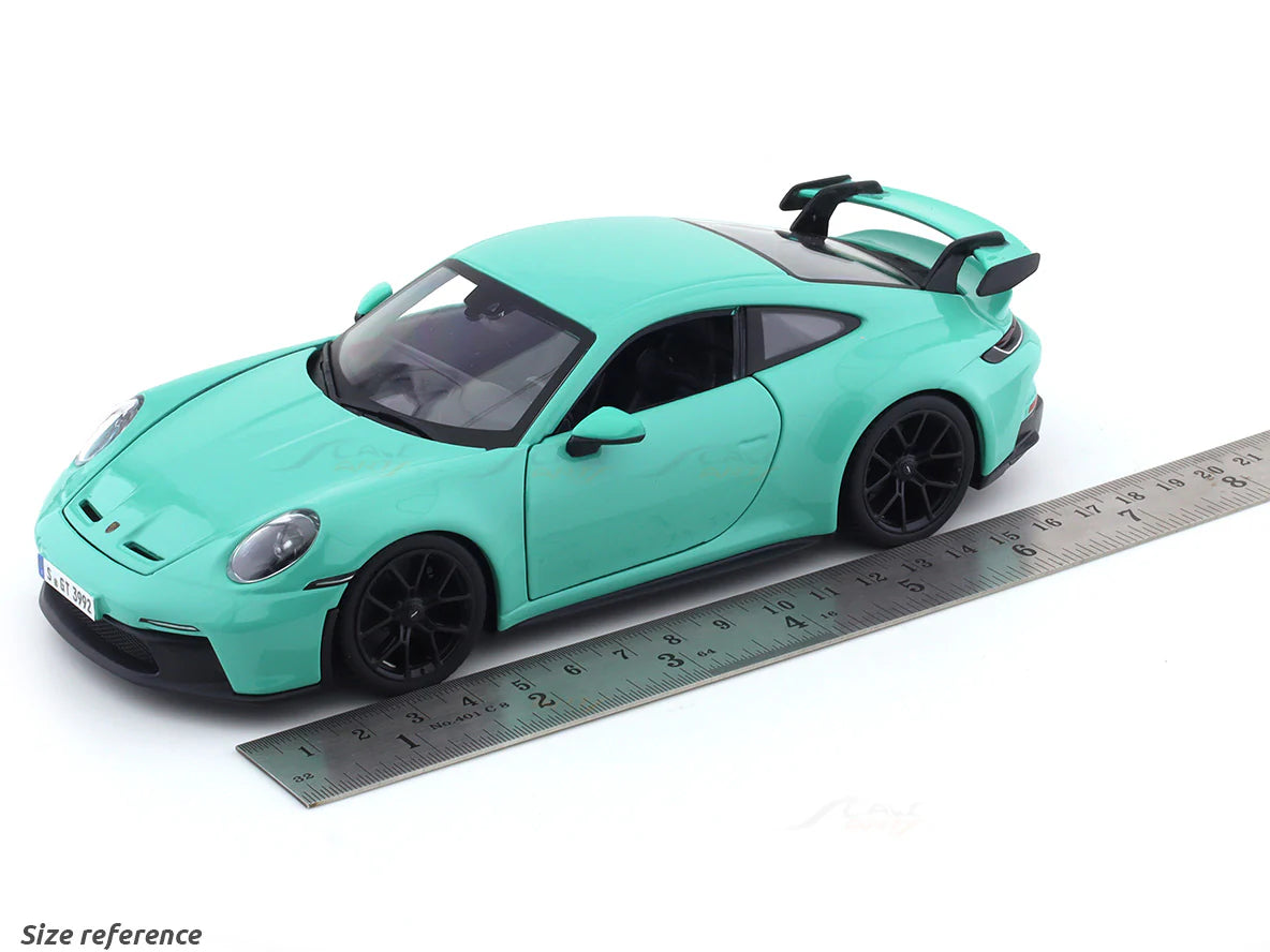 BBURAGO PORSCHE 911 GT3 GREEN 1:24  SCALE 18-91104G