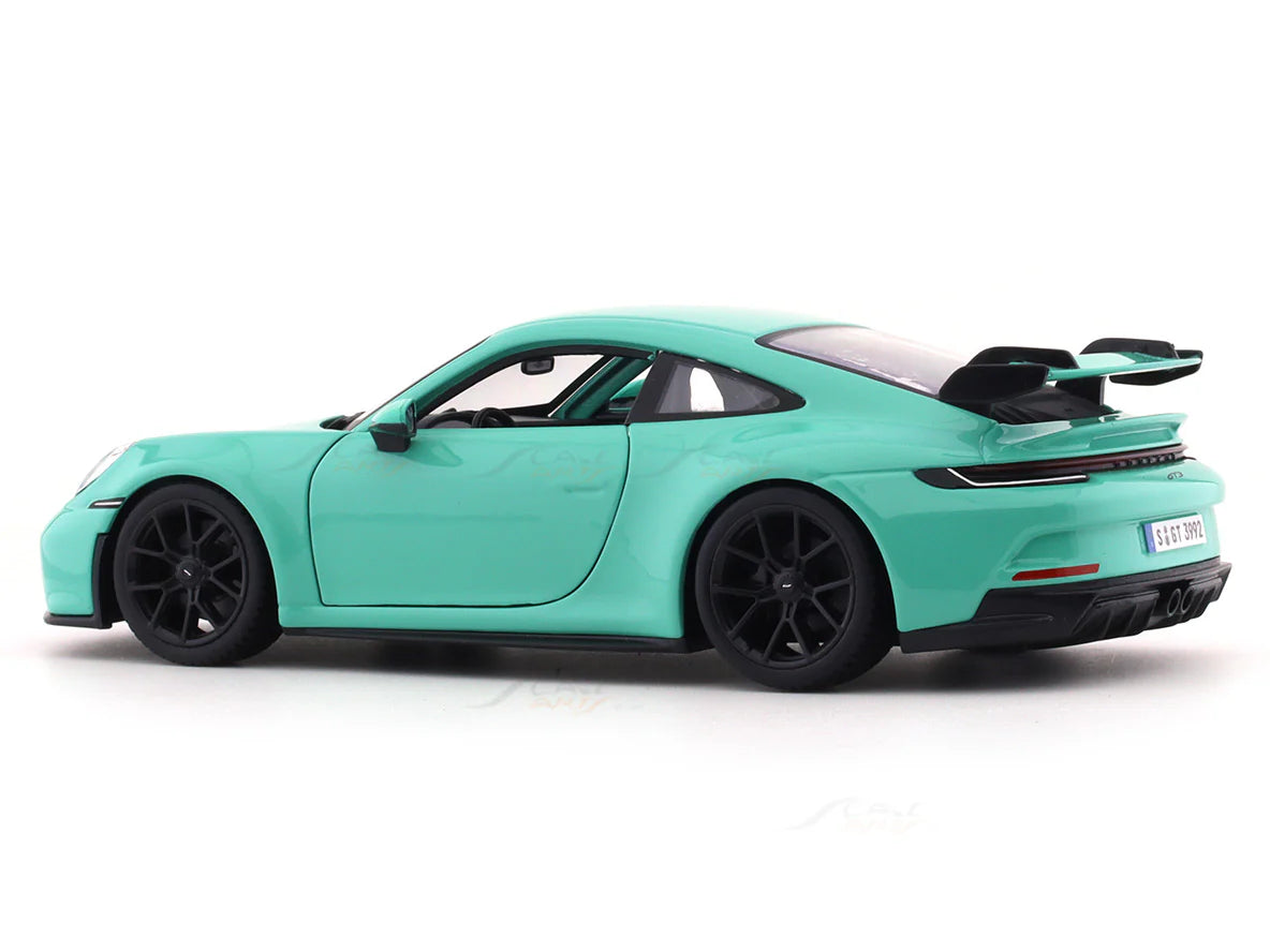 BBURAGO PORSCHE 911 GT3 GREEN 1:24  SCALE 18-91104G