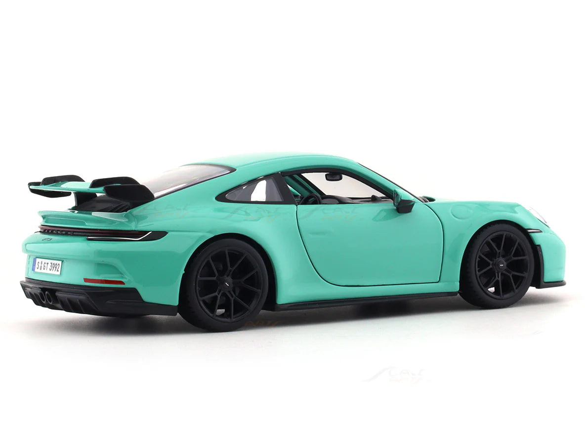 BBURAGO PORSCHE 911 GT3 GREEN 1:24  SCALE 18-91104G