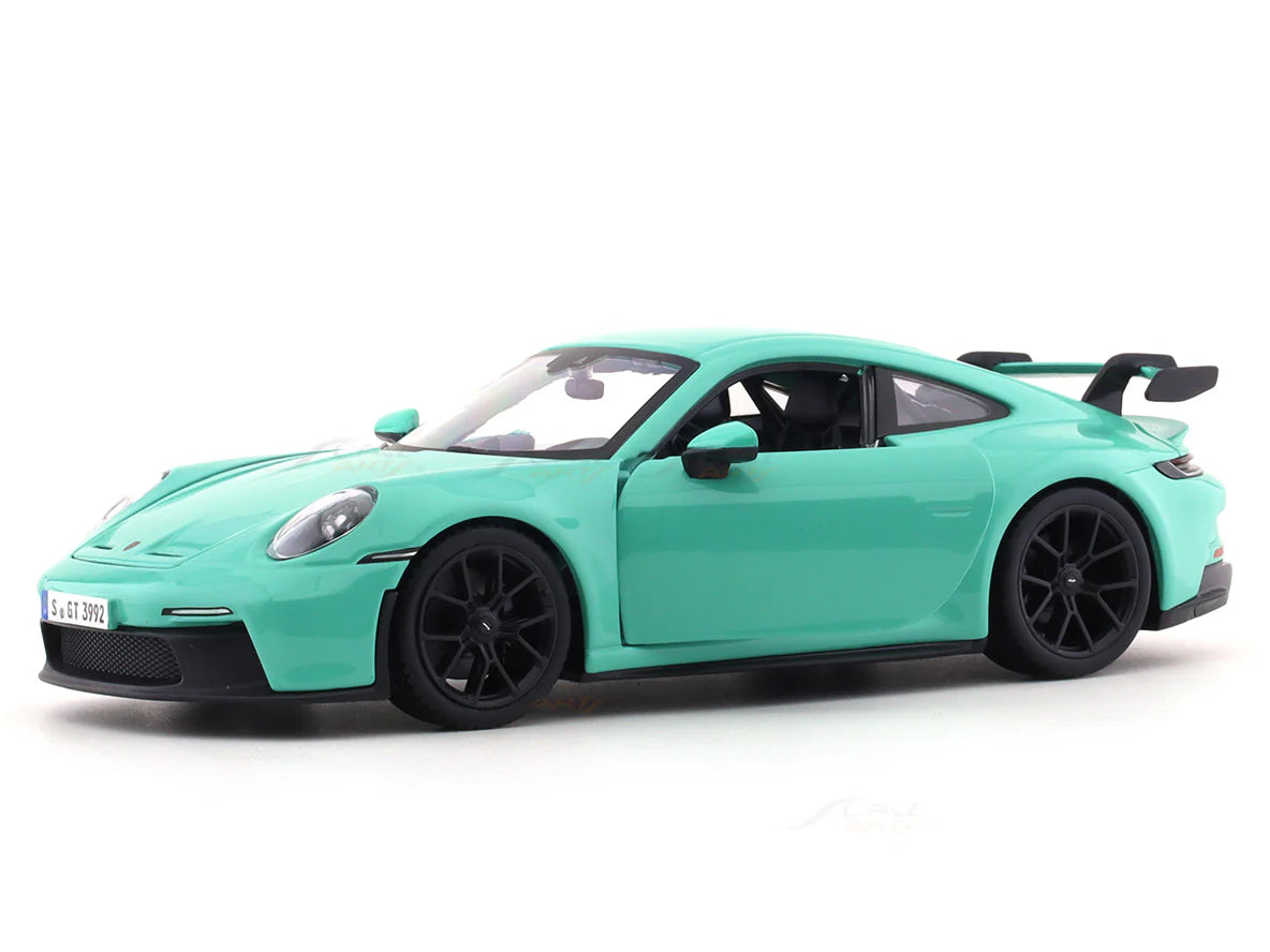 BBURAGO PORSCHE 911 GT3 GREEN 1:24  SCALE 18-91104G