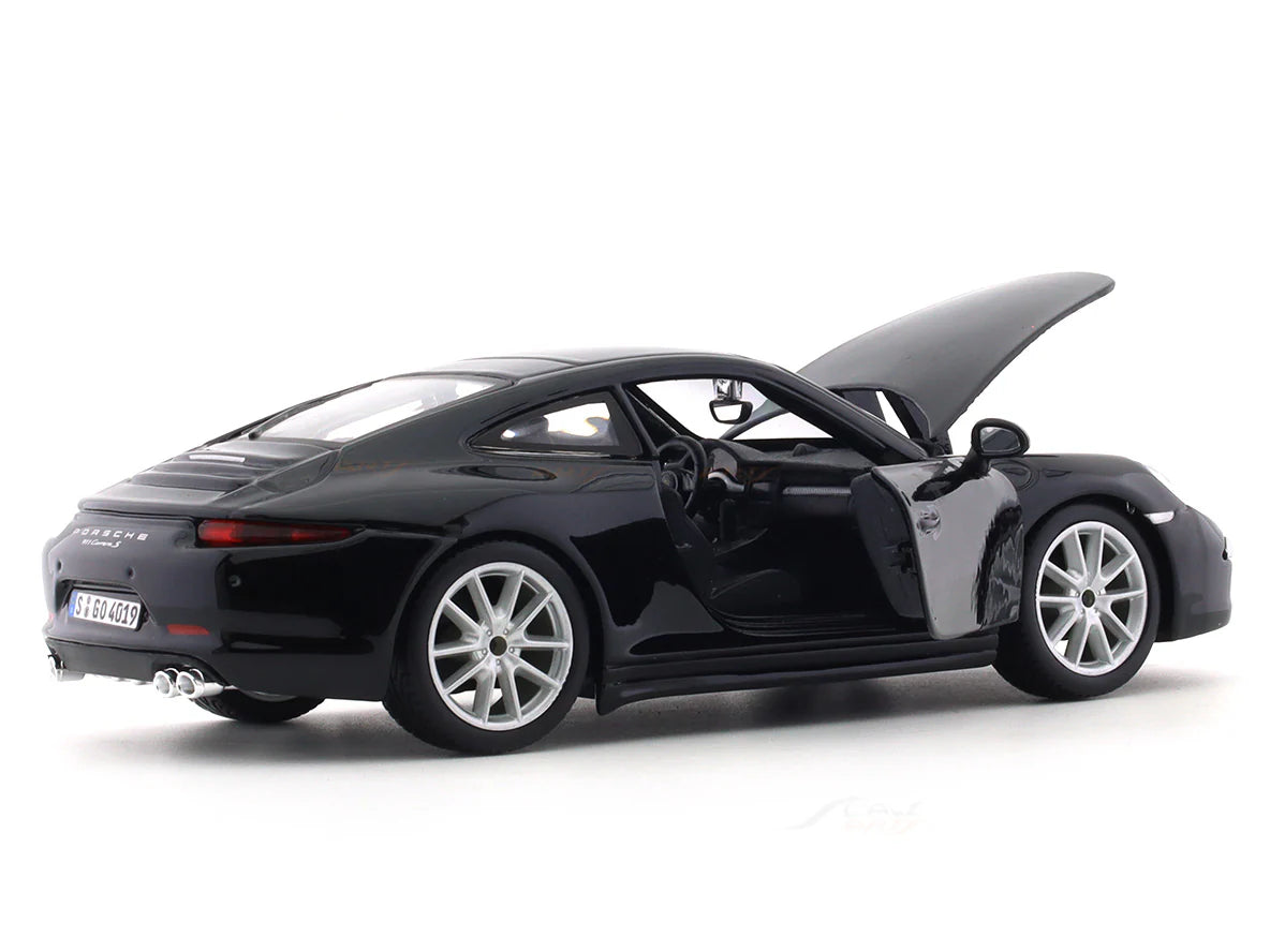 BBURAGO PORSCHE 911 CARRERA (BLACK)  1/24 SCALE 18-91065B