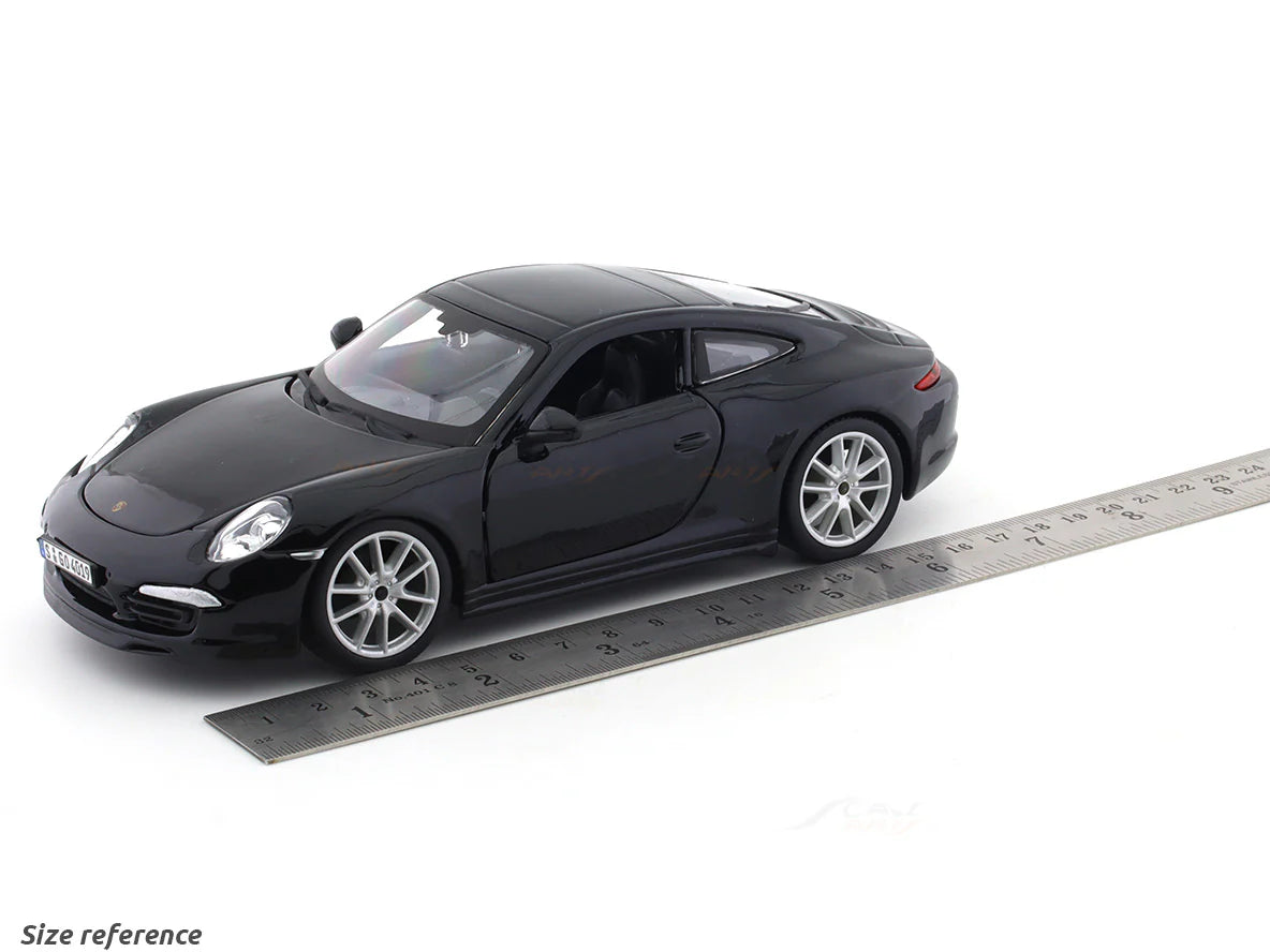BBURAGO PORSCHE 911 CARRERA (BLACK)  1/24 SCALE 18-91065B