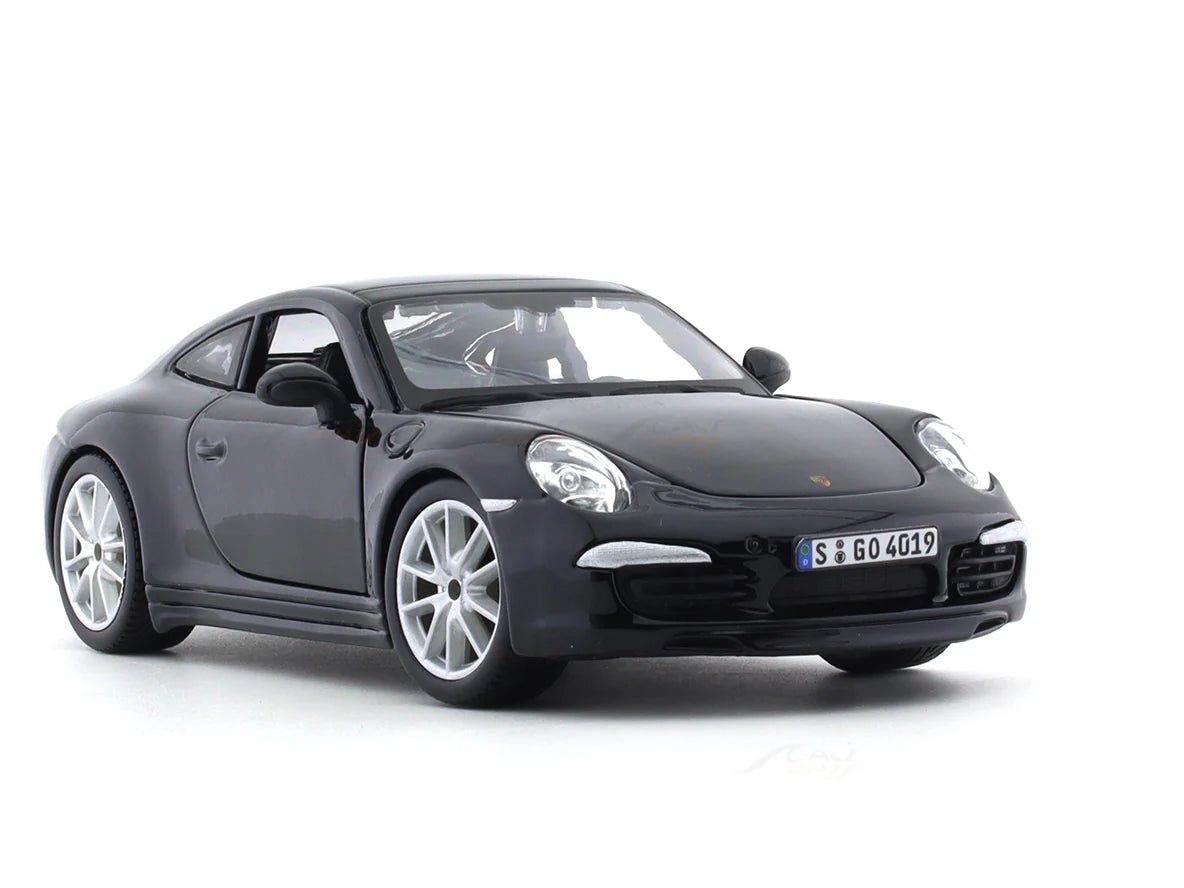 BBURAGO PORSCHE 911 CARRERA (BLACK)  1/24 SCALE 18-91065B