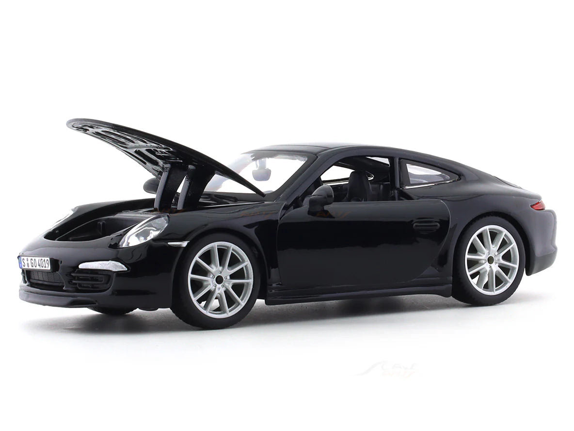 BBURAGO PORSCHE 911 CARRERA (BLACK)  1/24 SCALE 18-91065B