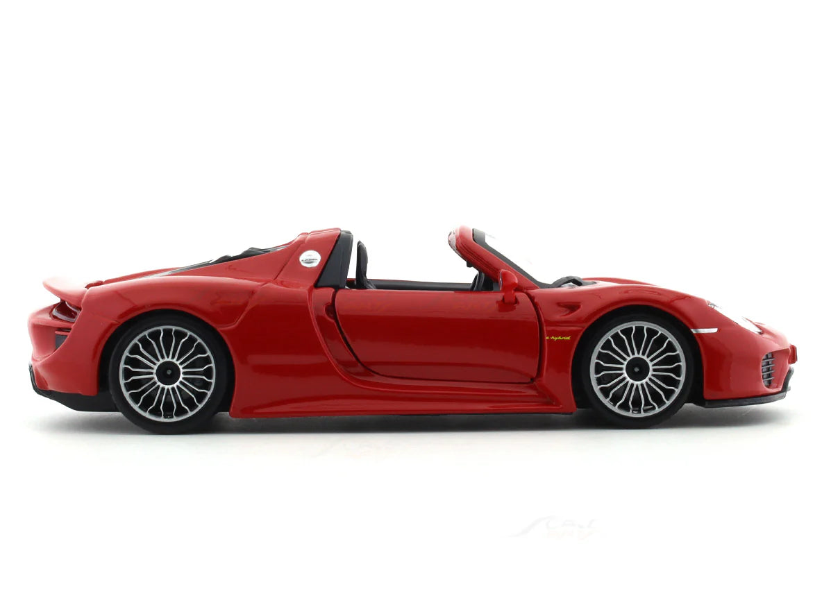 BBURAGO PORSCHE 918 SPYDER RED 1:24 SCALE 91076
