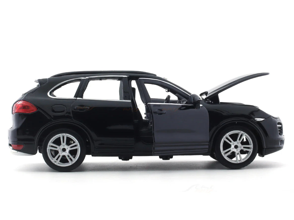 BBURAGO PORSCHE CAYENNE TURBO BLACK 1:24 SCALE BY  18-91056B