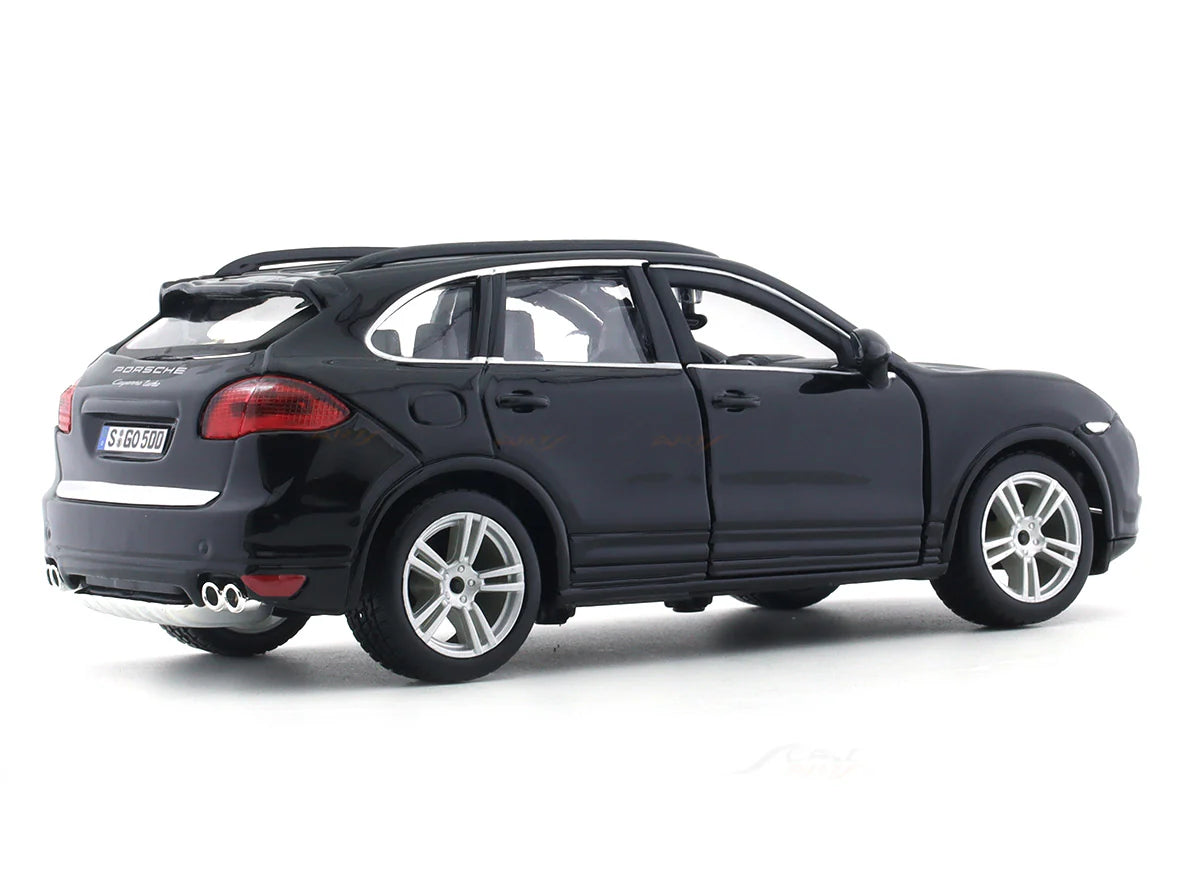 BBURAGO PORSCHE CAYENNE TURBO BLACK 1:24 SCALE BY  18-91056B
