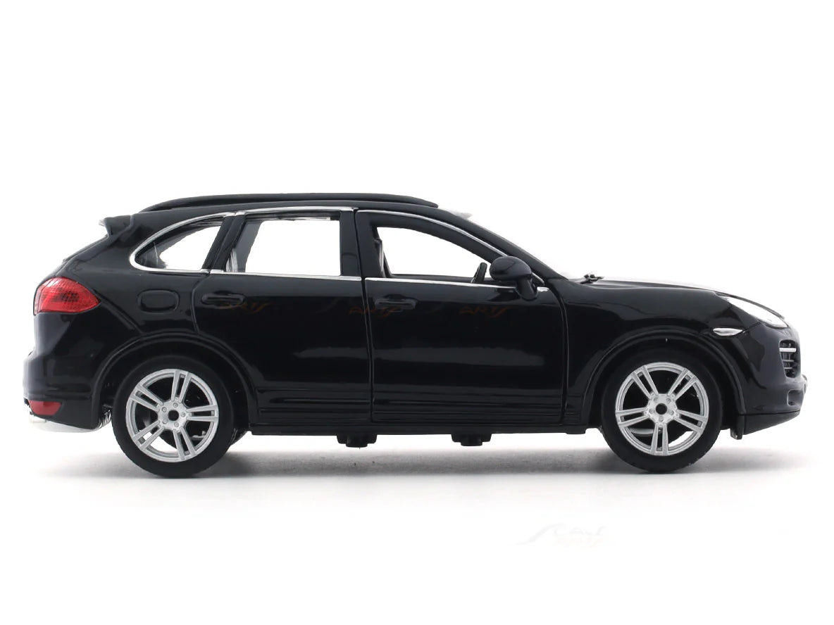 BBURAGO PORSCHE CAYENNE TURBO BLACK 1:24 SCALE BY  18-91056B